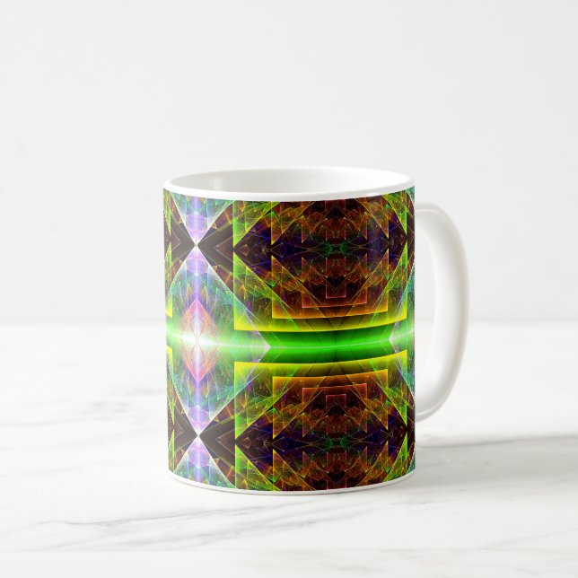 Triangulärt prisma kaffemugg (Framsida höger)