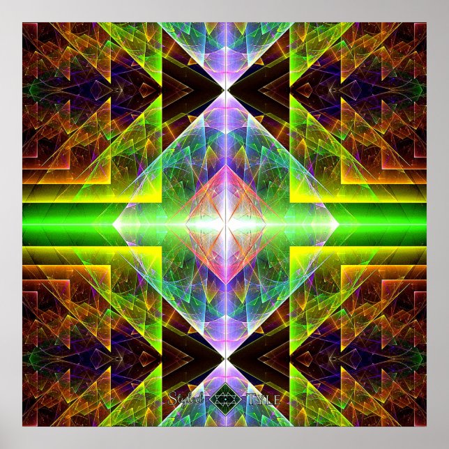 Triangulärt prisma poster (Framsidan)