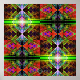 Triangulärt prismatiskt rutnät 2 poster
