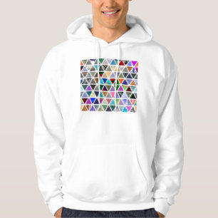 Triangulärt Struktur Hoodie