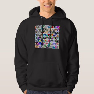 Triangulärt Struktur Hoodie