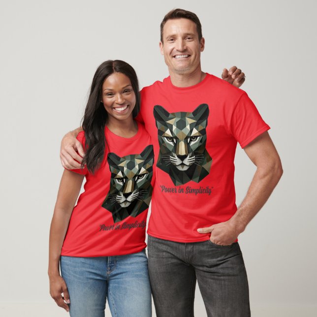 ’Triangulated Puma Majesty’ T Shirt (Unisex)