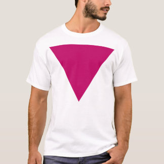 triángulo rosa. t shirt