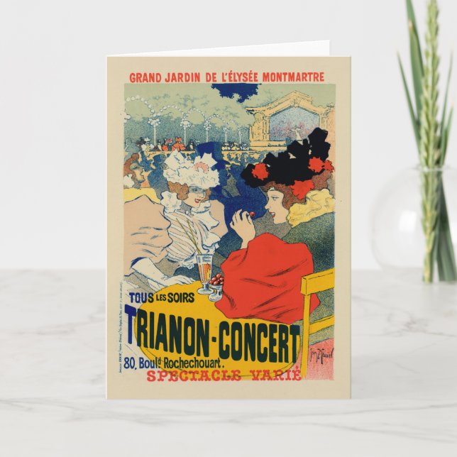 Trianon-konsert | Georges Meunier Kort (Framsida)
