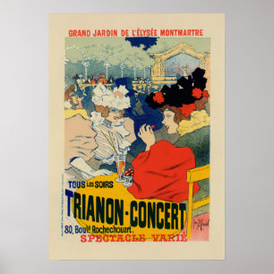 Trianon-konsert   Georges Meunier Poster