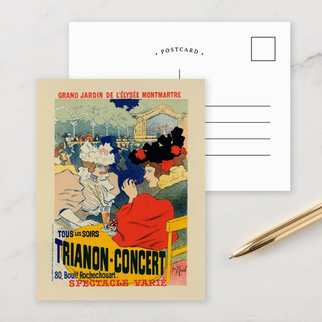 Trianon-konsert | Georges Meunier Vykort (Skapare uppladdad)