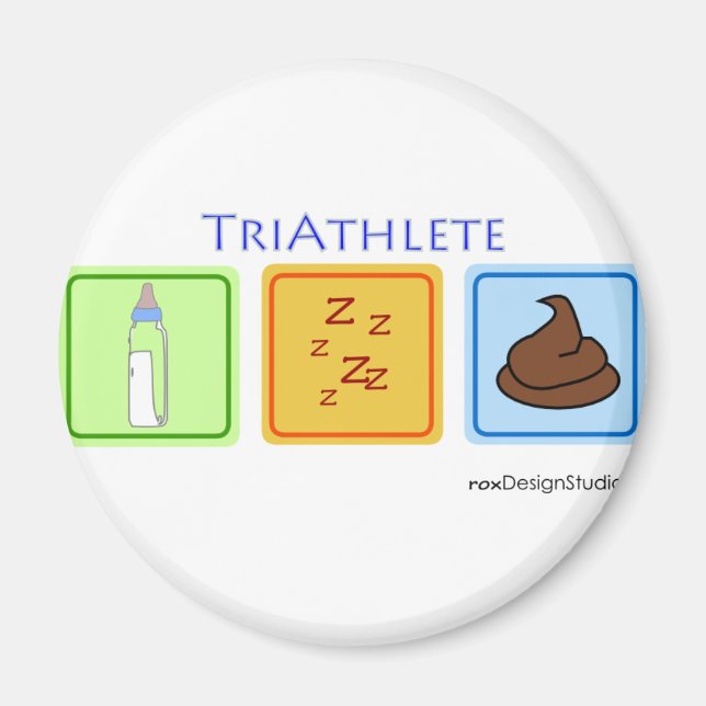 TriAthelete Magnet (Framsidan)