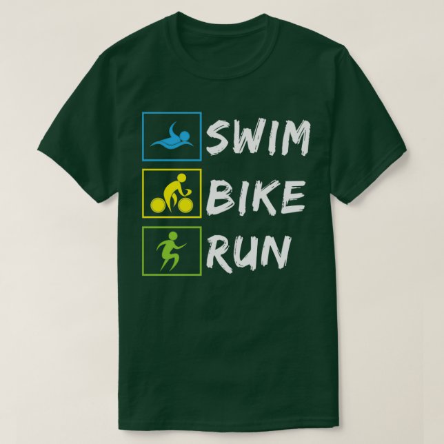 Triathle Triathle Triathlon 8 T Shirt (Design framsida)