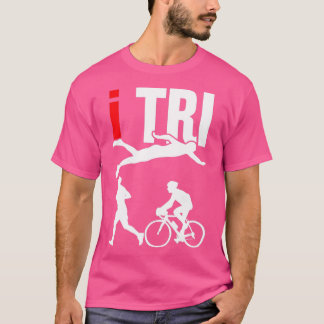 Triathle Triathle Triathlon Simma Springa Bicycle T Shirt