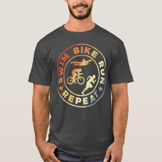 Triathlet Roligt Citat familj T Shirt
