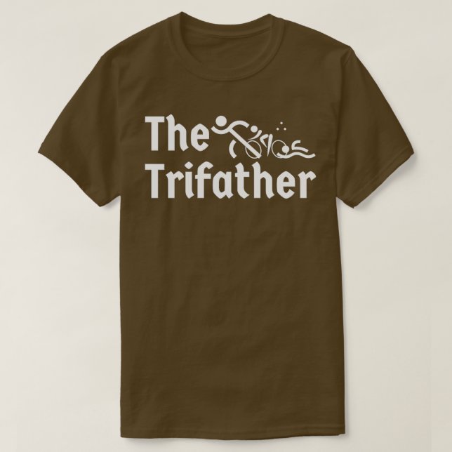 Triathlete Definition Best Triathlon Pappa I-stöd T Shirt (Design framsida)