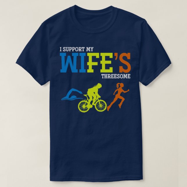 Triathlete Funny Triathlon T Shirt (Design framsida)
