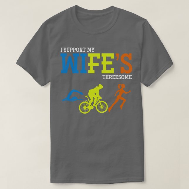 Triathlete Funny Triathlon T Shirt (Design framsida)
