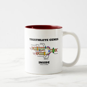 Triathlete geninsida (DNA-replicationen) Två-Tonad Mugg