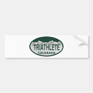 Triathlete licensoval bildekal