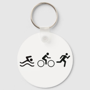 Triathlete Nyckelring