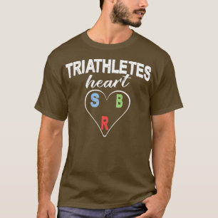 Triathletes Heart T Shirt