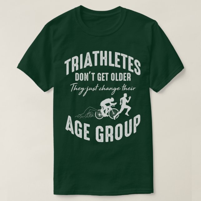 Triathletics Trithlon Simma Bike Springa Athletics T Shirt (Design framsida)