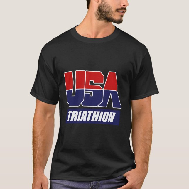 Triathlon 2021 USA Team T Shirt (Framsida)
