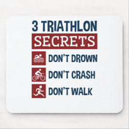 Triathlon 3-hemligheter Drown inte Crash Walk Musmatta
