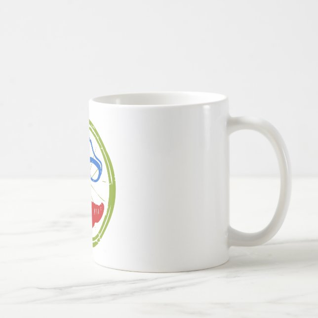Triathlon Ansikte Kaffemugg (Höger)