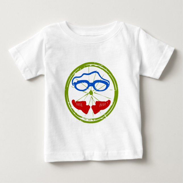 Triathlon Ansikte T-shirt (Framsida)