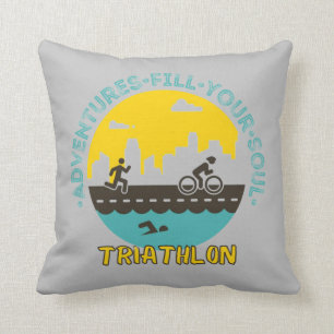 Triathlon. Äventyr fyller din själ Kudde