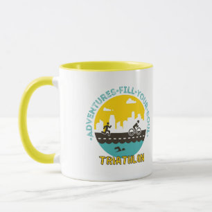 Triathlon. Äventyr fyller din själ Mugg