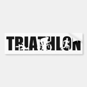 Triathlon Bildekal