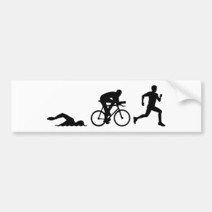 Triathlon Bildekal