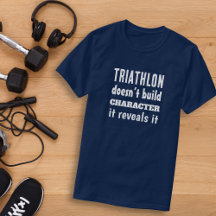 Triathlon bygger inte tecken, det visar tecken