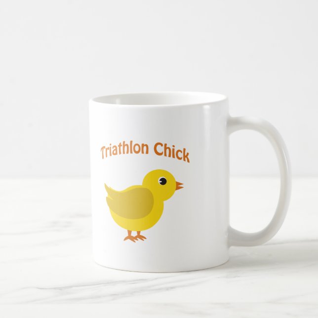 Triathlon-Chick Kaffemugg (Höger)