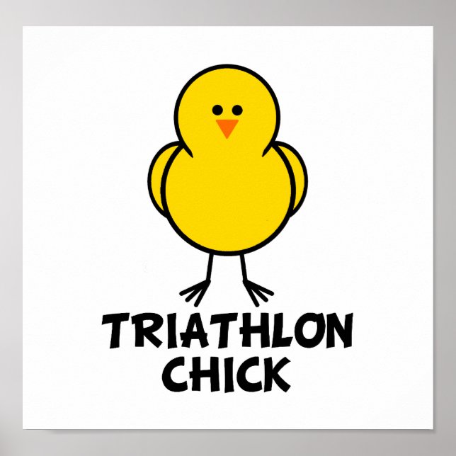 Triathlon-Chick Poster (Framsidan)