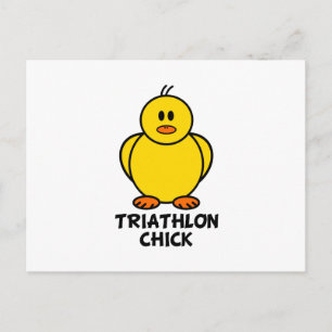 Triathlon-Chick Vykort