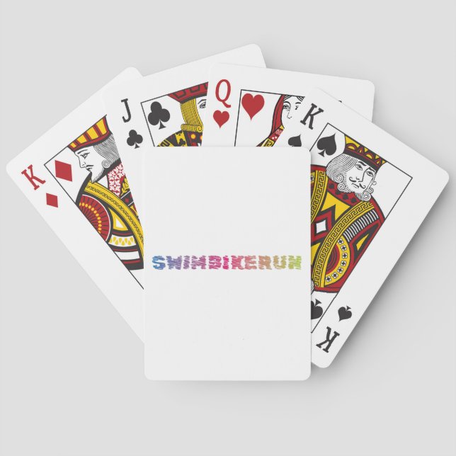 Triathlon Coola Design Casinokort (Baksidan)