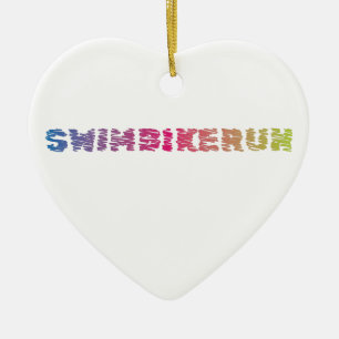 Triathlon Coola Design Julgransprydnad Keramik
