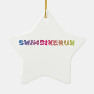 Triathlon Coola Design Julgransprydnad Keramik