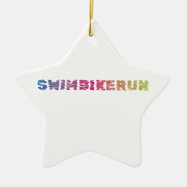 Triathlon Coola Design Julgransprydnad Keramik (Framsidan)