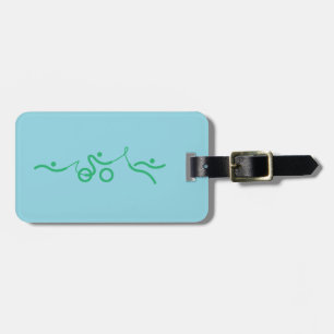 Triathlon-coola och unik design bagagebricka