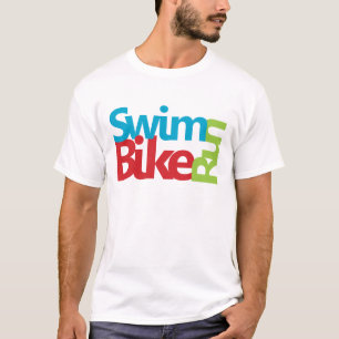 Triathlon-coola och unik design tee