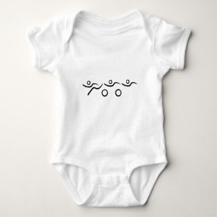 Triathlon-coola och unik design tee shirt