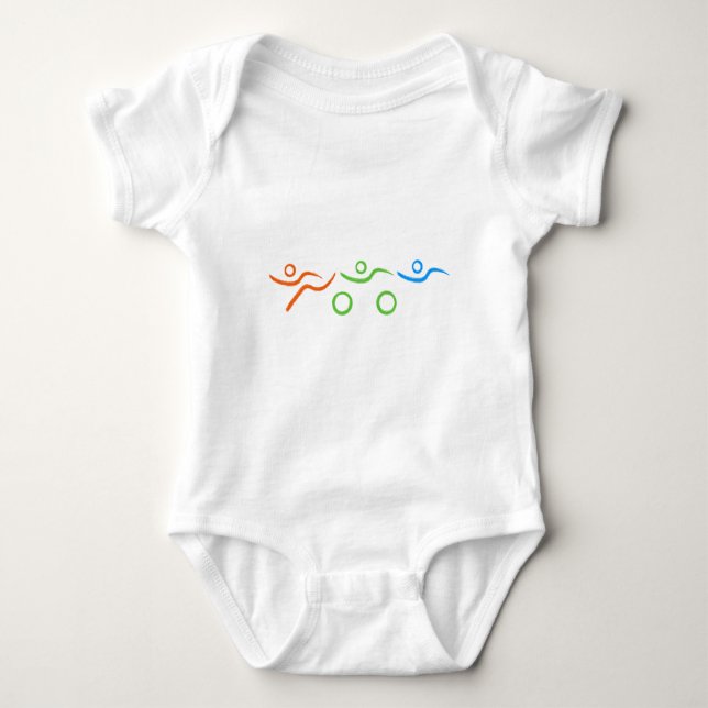 Triathlon-coola och unik design tröja (Framsida)