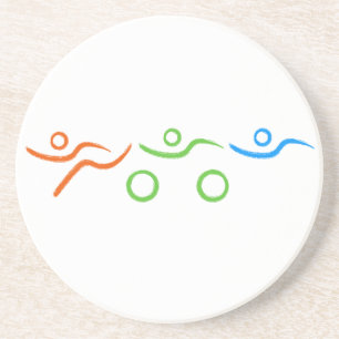 Triathlon-coola och unik design underlägg