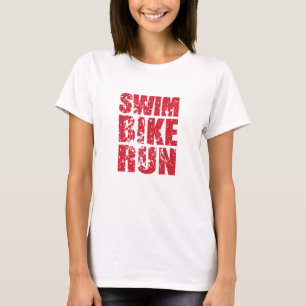 Triathlon-coolans utformning t shirt