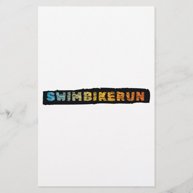 Triathlon-design Brevpapper (Framsida)