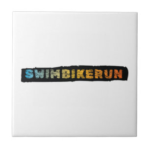 Triathlon-design Kakelplatta