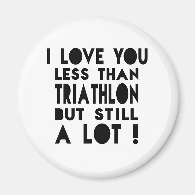 Triathlon-design Magnet (Framsidan)