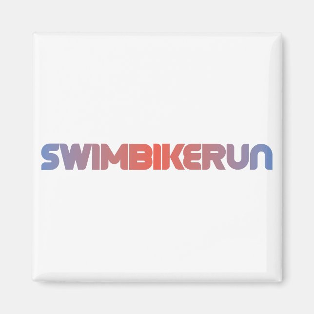 Triathlon-design Magnet (Framsidan)