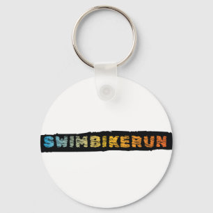 Triathlon-design Nyckelring