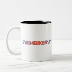 Triathlon-design Två-Tonad Mugg